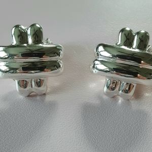 Silver Monet Earrings